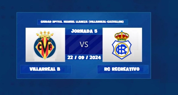 PRIMERA FEDERACION 2024/2025 JORNADA 5 VILLARREAL CF B-RECREATIVO (POST OFICIAL) 62110