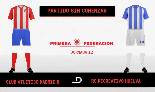 PRIMERA FEDERACION TEMPORADA 2023/2024  JORNADA 11 CLUB ATLETICO MADRID B-RECREATIVO (`POST OFICIAL) 6443