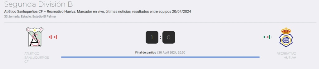 PRIMERA FEDERACION TEMPORADA 2023/2024 JORNADA 33 ATLETICO SANLUQUEÑO CF-RECREATIVO (POST OFICIAL) 6977