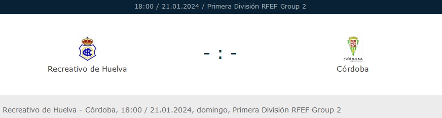 PRIMERA FEDERACION TEMPORADA 2023/2024 JORNADA 20 RECREATIVO-CORDOBA CF (POST OFICIAL) 7251
