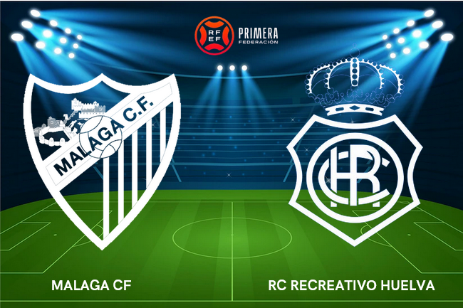 PRIMERA FEDERACION TEMPORADA 2023/2024 JORNADA 24 MALAGA CF-RECREATIVO (POST OFICIAL) 7519