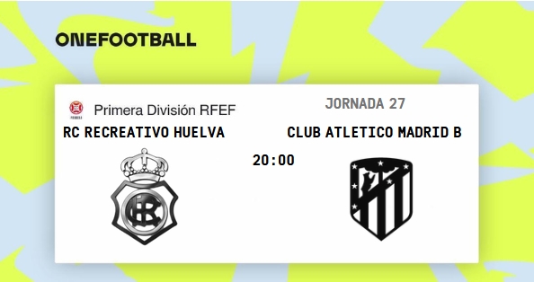 PRIMERA FEDERACION TEMPORADA 2023/2024 JORNADA 27 RECREATIVO-CLUB ATLETICO MADRID B (POST OFICIAL) 7948