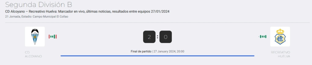 PRIMERA FEDERACION TEMPORADA 2023/2024 JORNADA 21 CD ALCOYANO-RECREATIVO (POST OFICIAL) 8244