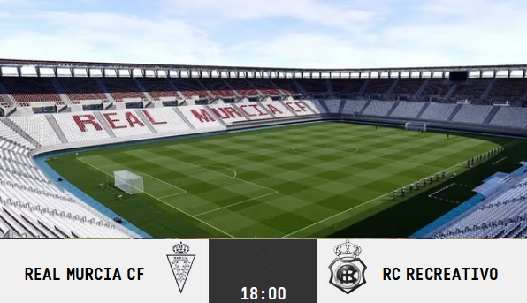 PRIMERA FEDERACION TEMPORADA 2023/2024 JORNADA 26 REAL MURCIA CF-RECREATIVO (POST OFICIAL) 8450