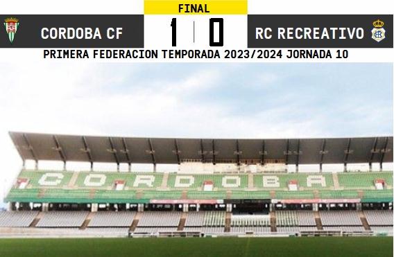 PRIMERA FEDERACION TEMPORADA 2023/2024 JORNADA 10 CORDOBA CF-RECREATIVO (POST OFICIAL) - Página 2 9120