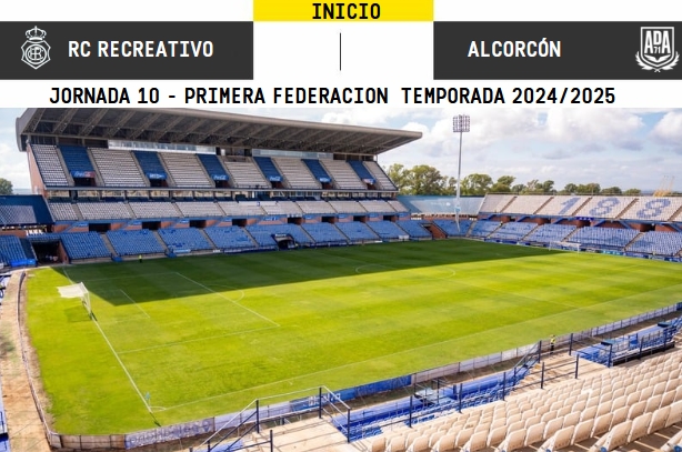 PRIMERA FEDERACION 2024/2025 JORNADA  10  RECREATIVO-AD ALCORCÓN  (POST OFICIAL) 9283