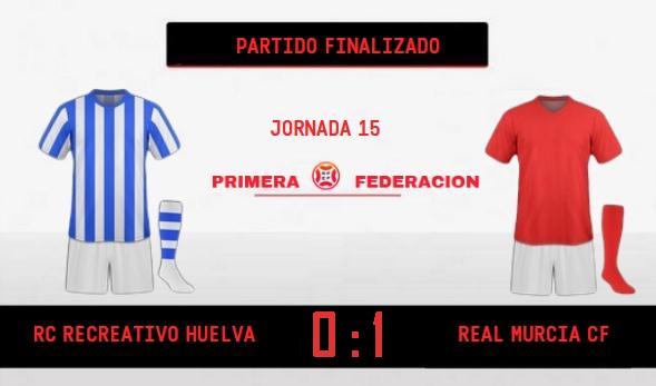 PRIMERA FEDERACION TEMPORADA 2023/2024 JORNADA 15 RECREATIVO-REAL MURCIA CF (POST OFICIAL) 9325