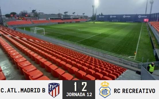 PRIMERA FEDERACION TEMPORADA 2023/2024  JORNADA 11 CLUB ATLETICO MADRID B-RECREATIVO (`POST OFICIAL) 9622