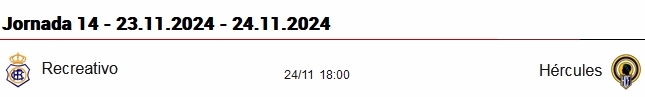 PRIMERA FEDERACION 2024/2025 JORNADA 14 RECREATIVO-HERCULES ALICANTE CF (POST OFICIAL) 9887