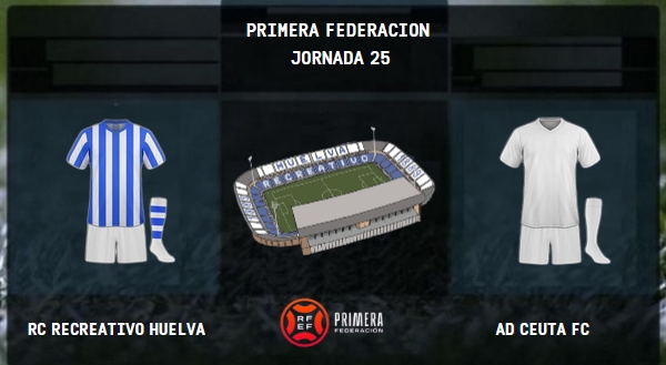 PRIMERA FEDERACION TEMPORADA 2023/2024 JORNADA 25 RECREATIVO-AD CEUTA FC (POST OFICIAL) 9944