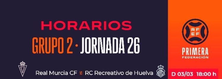 PRIMERA FEDERACION TEMPORADA 2023/2024 JORNADA 26 REAL MURCIA CF-RECREATIVO (POST OFICIAL) Capt1306