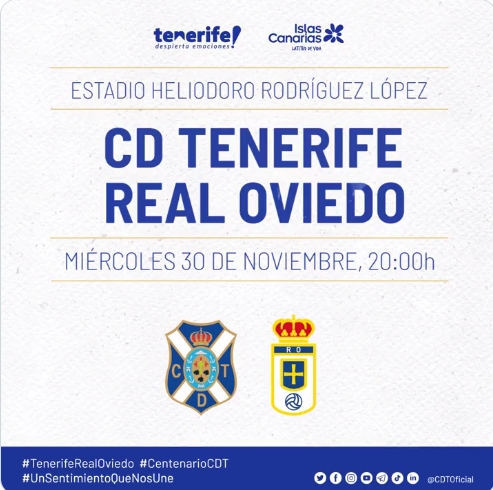 JORNADA 18 LIGA SMARTBANK 2022/2023 CD TENERIFE-REAL OVIEDO (POST OFICIAL) Captu147