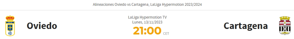 LIGA HYPERMOTION TEMPORADA 2023/2024 JORNADA 15 REAL OVIEDO-FC CARTAGENA  (POST OFICIAL) Captu598