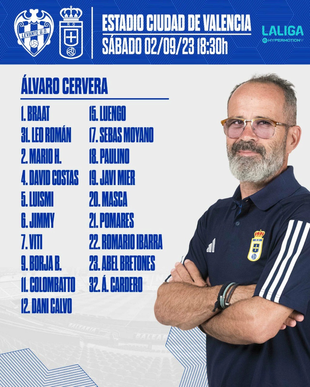 LIGA HYPERMOTION TEMPORADA 2023/2024 JORNADA 4 LEVANTE UD-REAL OVIEDO (POST OFICIAL) F47ko510