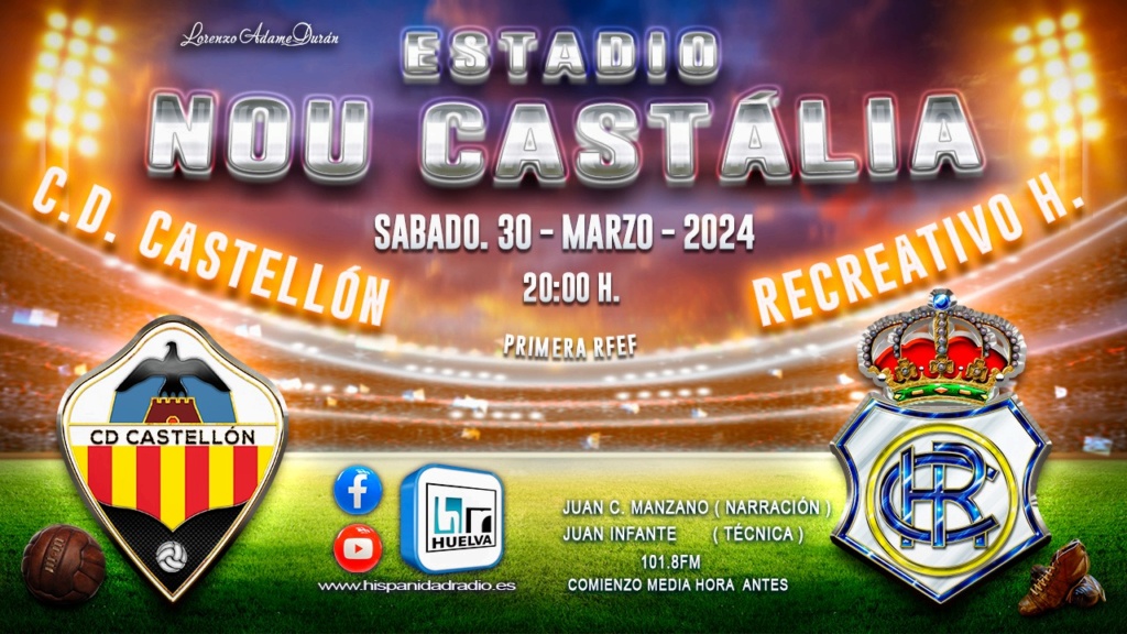 PRIMERA FEDERACION TEMPORADA 2023/2024 JORNADA 30 CD CASTELLON-RECREATIVO (POST OFICIAL) Gjxnlk10