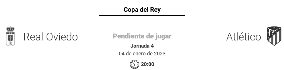 1 / 16º  COPA DEL REY TEMPORADA 2022/2023 REAL OVIEDO-CLUB ATLETICO MADRID (POST OFICIAL) Scre1661