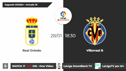 JORNADA 25 LIGA SMARTBANK 2022/2023 REAL OVIEDO-VILLARREAL CF B (POST OFICIAL) Scre1892