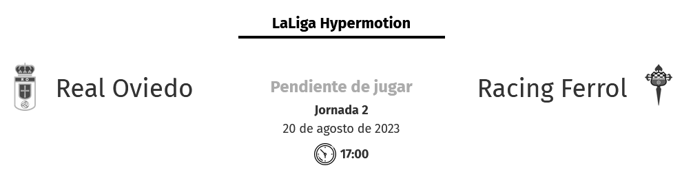 LIGA HYPERMOTION TEMPORADA 2023/2024 JORNADA 2 REAL OVIEDO-RACING CLUB FERROL (POST OFICIAL) Scre3646