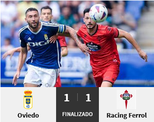 LIGA HYPERMOTION TEMPORADA 2023/2024 JORNADA 2 REAL OVIEDO-RACING CLUB FERROL (POST OFICIAL) Scre3654