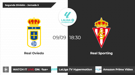 LIGA HYPERMOTION TEMPORADA 2023/2024 JORNADA 5 REAL OVIEDO-REAL SPORTING GIJON (POST OFICIAL) Scre3846