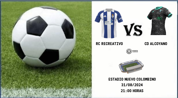 PRIMERA FEDERACION 2024/2025 JORNADA 2 RECREATIVO-CD ALCOYANO (POST OFICIAL) Scre7534