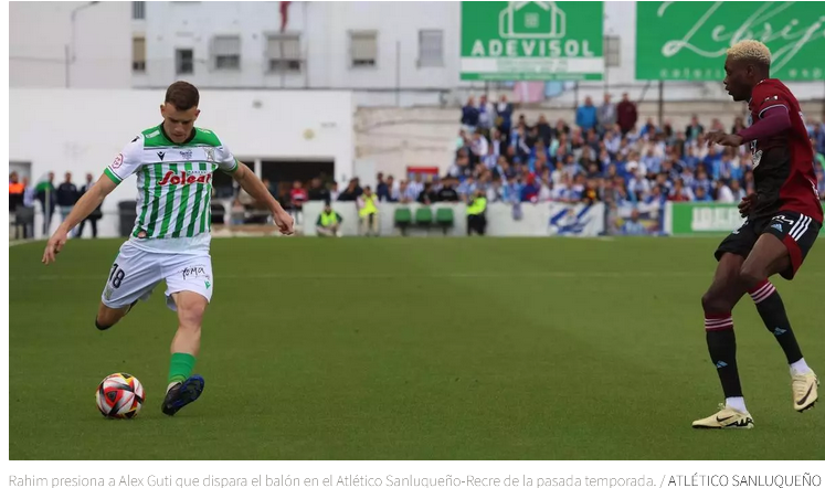 PRIMERA FEDERACION 2024/2025 JORNADA 11 ATLETICO SANLUQUEÑO CF-RECREATIVO (POST OFICIAL) Scre8284