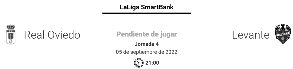 JORNADA 4 LIGA SMARTBANK 2022/2023 REAL OVIEDO-LEVANTE UD (POST OFICIAL) Scree205