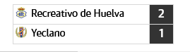 2ª RFEF GRUPO IV TEMPORADA 2022/2023 JORNADA 1 RECREATIVO-YECLANO DEPORTIVO (POST OFICIAL) Scree210