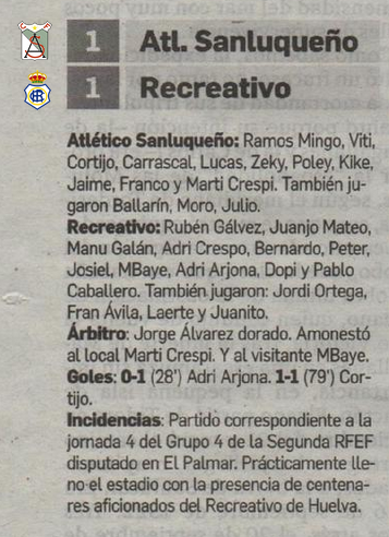 2ª RFEF GRUPO IV TEMPORADA 2022/2023 JORNADA 4 ATLETICO SANLUQUEÑO CF-RECREATIVO (POST OFICIAL) - Página 2 Scree455