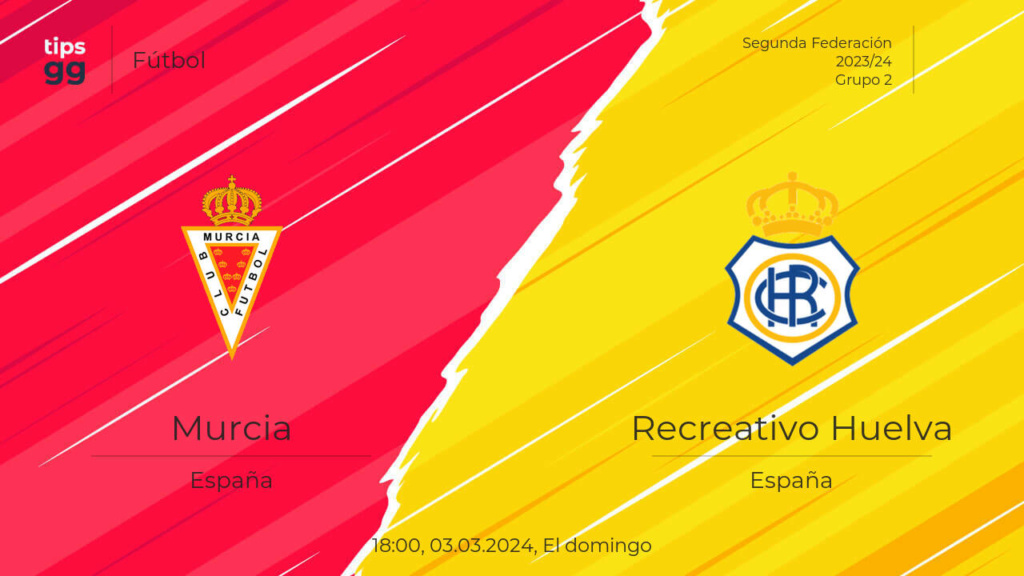 PRIMERA FEDERACION TEMPORADA 2023/2024 JORNADA 26 REAL MURCIA CF-RECREATIVO (POST OFICIAL) Tips21