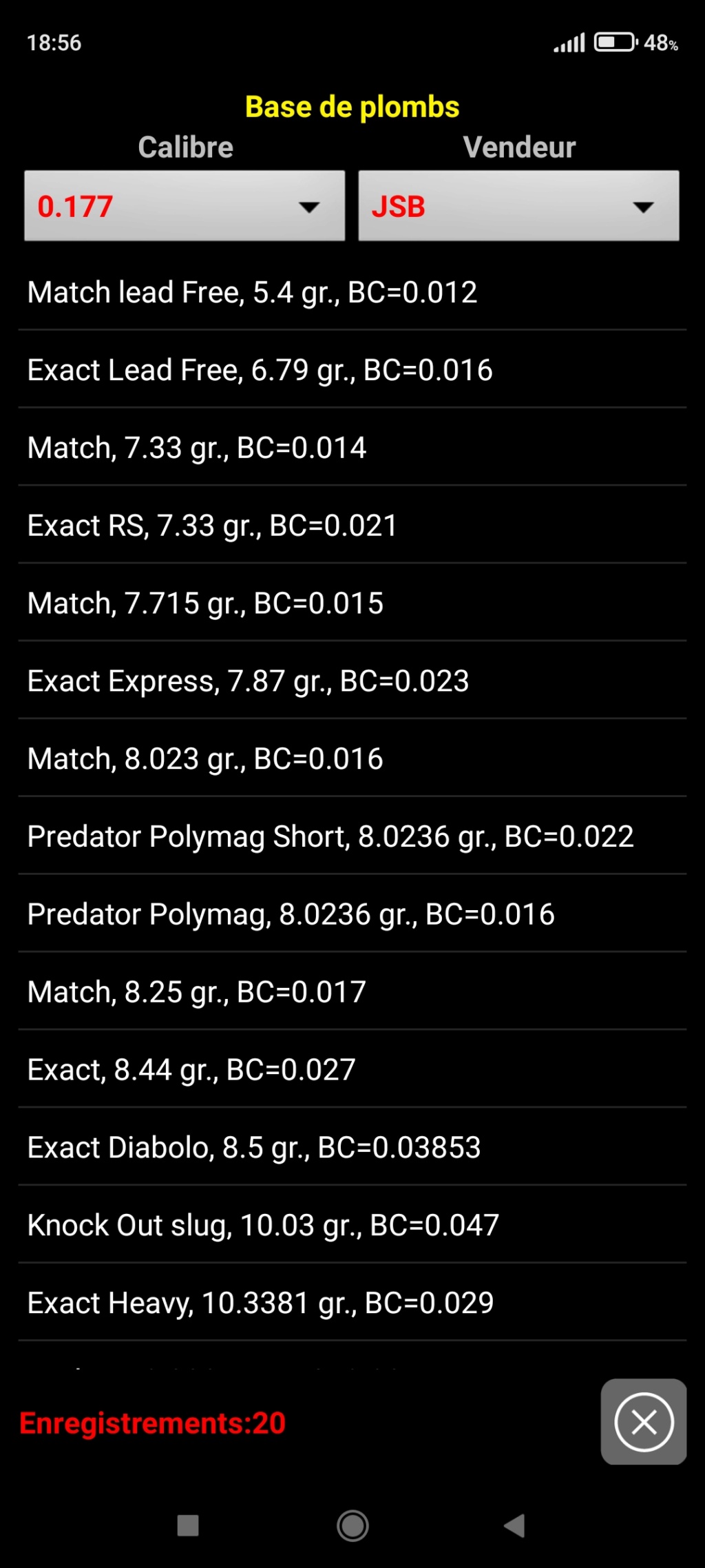  [Test de Plomb] JSB Exact Express Screen11