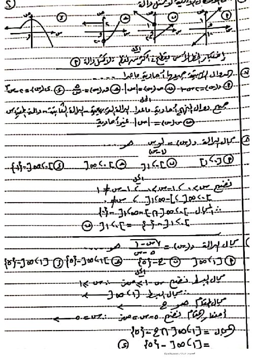 مراجعة الرياضيات البحتة للصف الثانى الثانوى ترم أول أ. هشام الشربينى 1_talb24