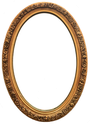 Oval Gilt Ceramic Tile Mirror - Info & Date Welcome Mirror10