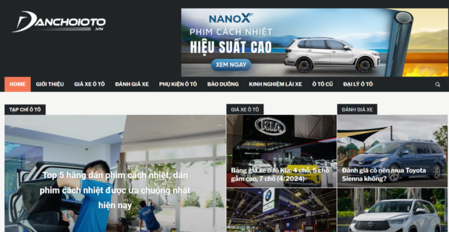 Tổng hợp website, diễn đàn về Oto lớn Uy tín tại Việt Nam mới nhất Dancho10