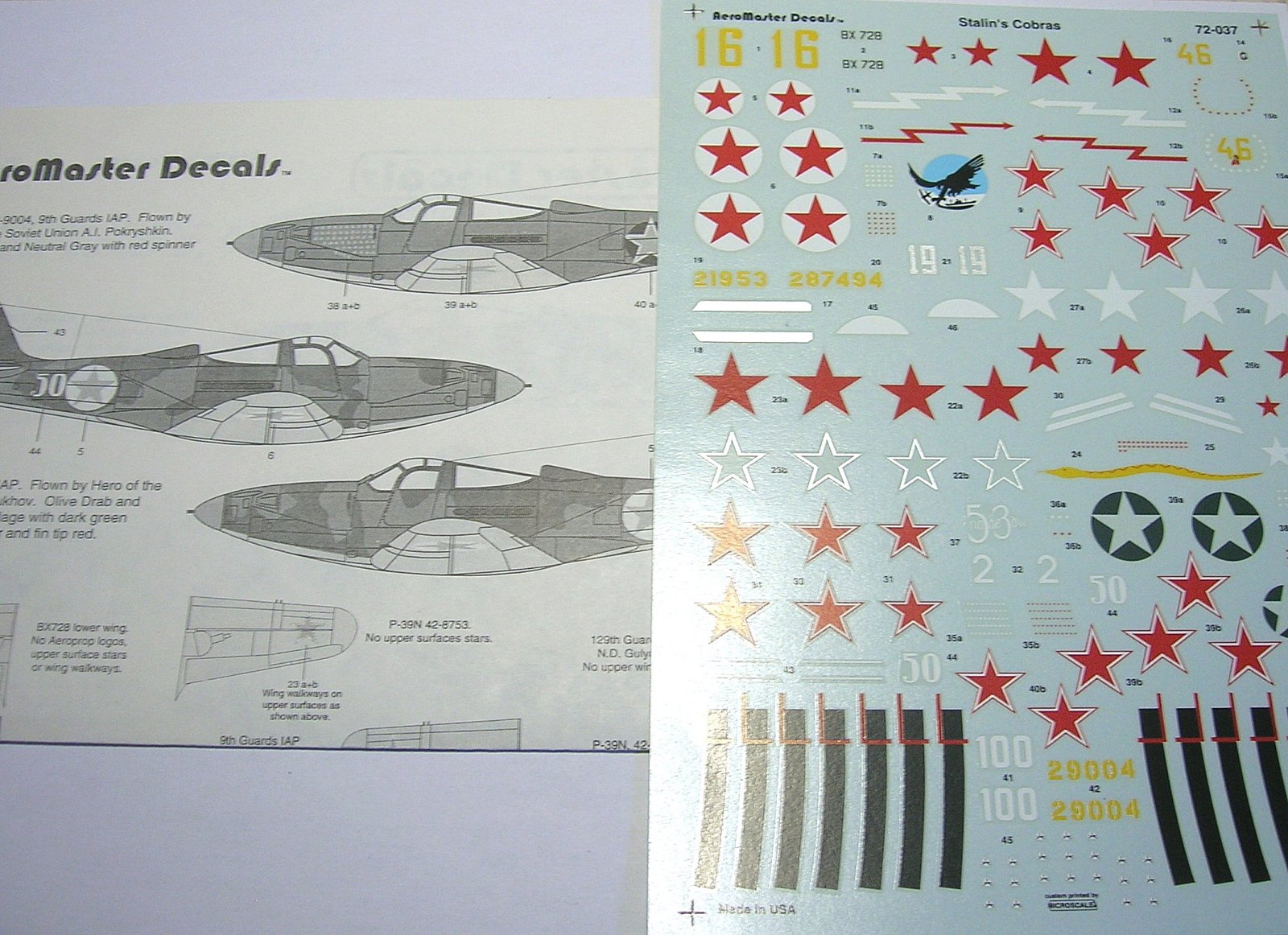 [Arma Hobby] Bell P39N 1/72 - Page 2 _decal14