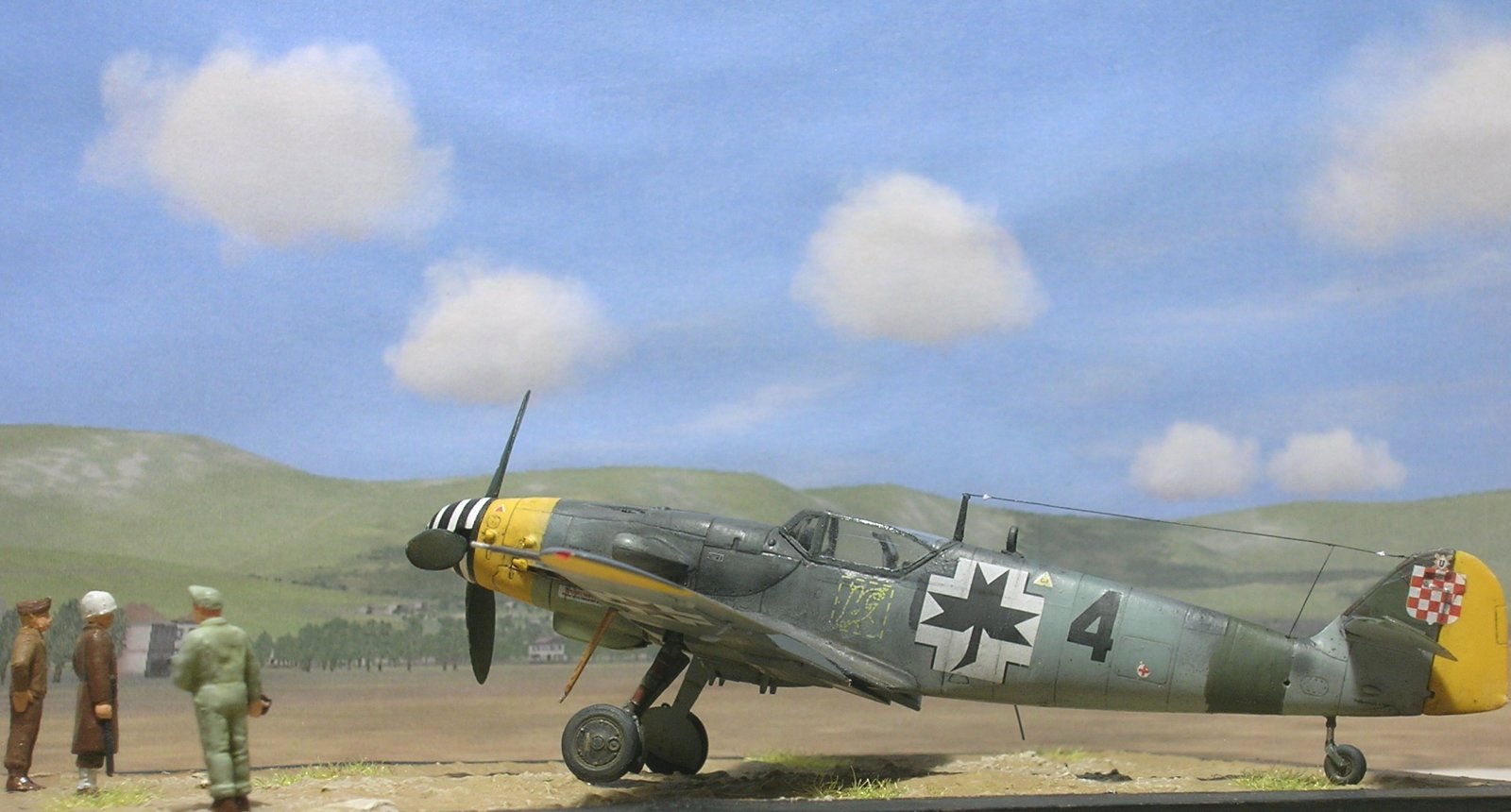 [AZ Model] Messerschmitt Bf109G14/AS Croatie Bf109142