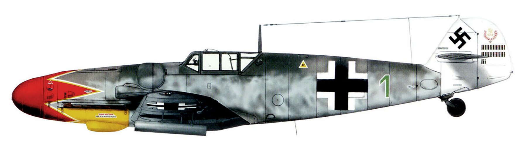 (GB Jicéhem) [AZ Model] Messerschmitt Bf 109G-6 JGr50  1/72 Bf109g69