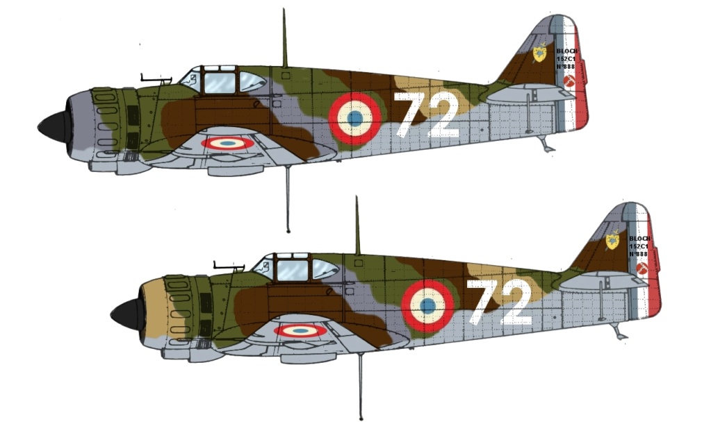 [RS Models] Les deux faces de la chasse française Bloch MB152 Armée de l'Air Bloch_11