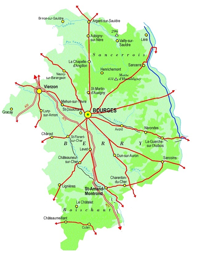 LOCALISATION - HISTOIRE Cher11