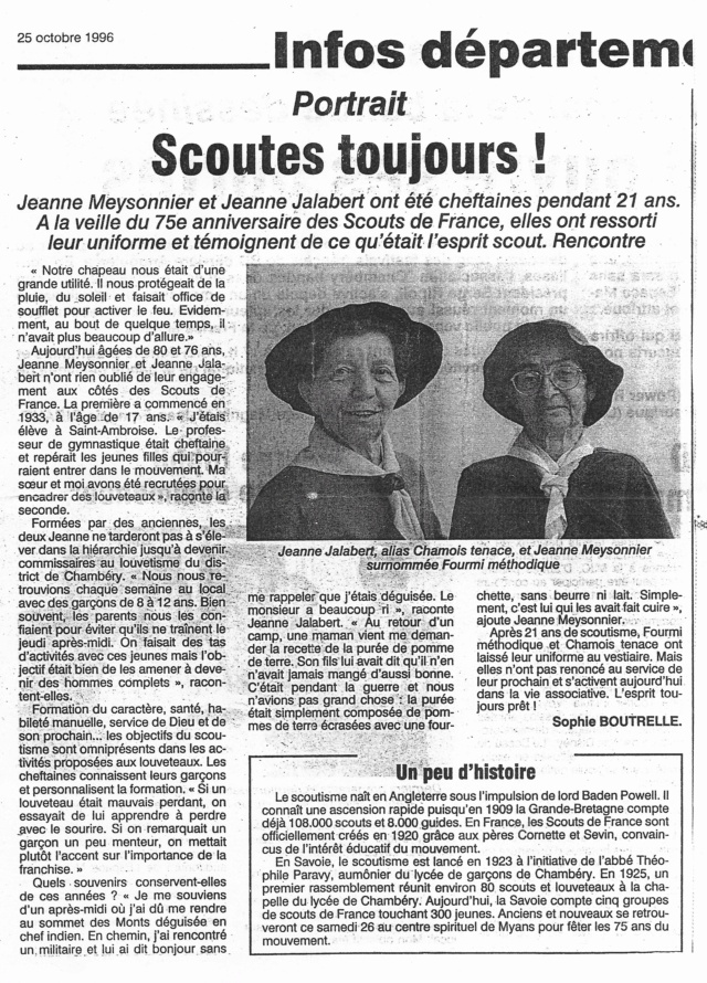 Scoutisme - cheftaine de louveteaux des Scouts de France - Années 30 Jalabe12