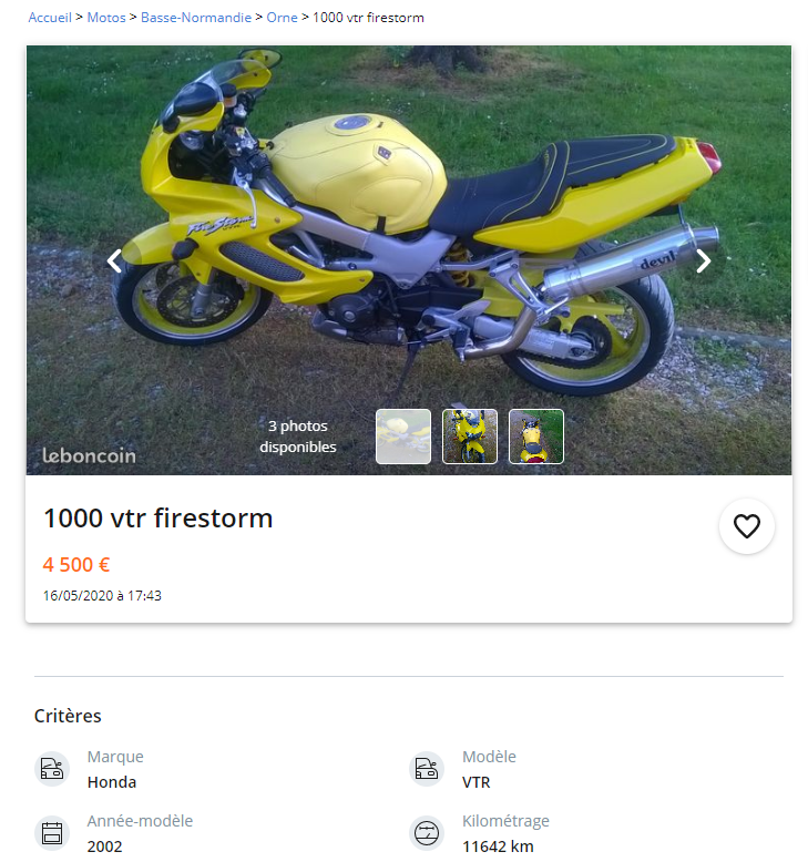 VTR 1000 Firestorm : Avis avant achat Vtr_ja10