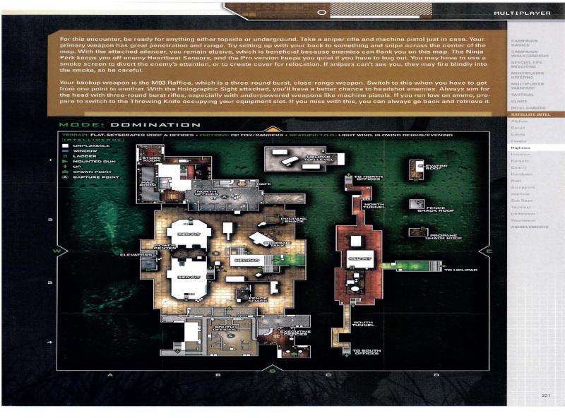 Maps & Info for MW2 - Domination Mode Highri10