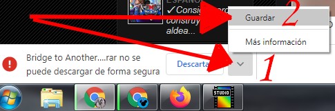 Cuando Chrome Bloquea las descargas 210