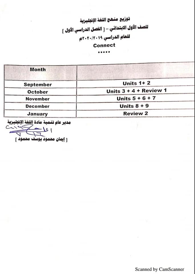 توزيع منهج اللغة الإنجليزية للصف الأول الإبتدائى 2020 Eia_o11