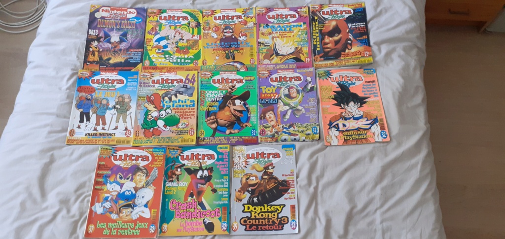 vends collection  25 magazines nintendo player et 25 mega force Ninten10