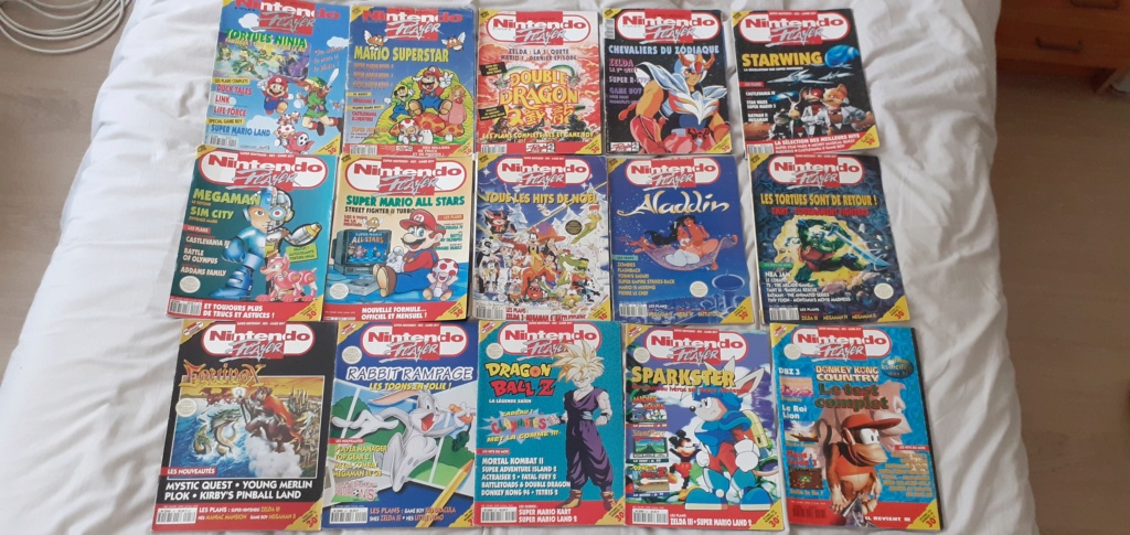 vends collection  25 magazines nintendo player et 25 mega force Ninten11