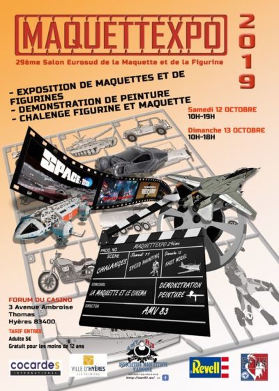 Maquettexpo 2019 - Hyères (83) - 12/13 octobre 2019 Affich10