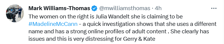  Here we go again, a girl’s going viral on TikTok because she thinks she’s Madeleine McCann - Page 2 Scre3339