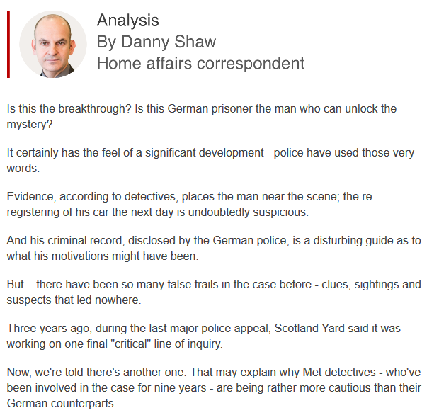 The latest McCann suspect: Scotland Yard has revealed vital new information about a suspect wanted in connection with the disappearance of Madeleine McCann. - Page 4 Scree658