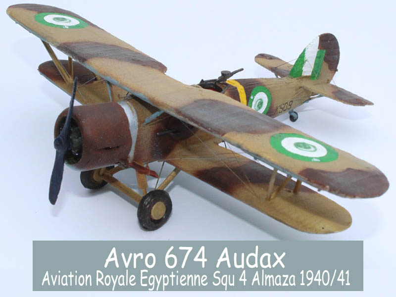 [Bidouille] Avro 674 Audax Egyptien .Photos de fin  Coucou c'est FINI - Page 3 A-03312